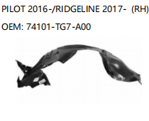 HONDA PILOT 2016-/RIDGELINE 2017- RH 74101-TG7-A00