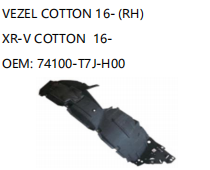 HONDA VEZEL COTTON 16- RH XR-V COTTON 16- 74100-T7J-H00