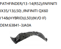 HONDA PATHFINDER/13-14 R52 /INFINITI JX35/13 L50 /INFINITI QX60/14& HYBRID L50 W/O IF 63841-3JA0A