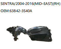 NISSAN SENTRA/2004-2016 MID-EAST RH 63842-3S40A