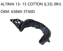NISSAN ALTIMA 13- 15 COTTON L33 RH 63840-3TA0D