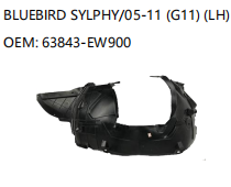 NISSAN BLUEBIRD SYLPHY/05-11 G11 LH 63843-EW900