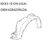 NISSAN KICKS 18-ON 638425RLOA