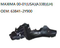 NISSAN MAXIMA 00-01 A33B LH 63841-2Y900