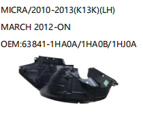 NISSAN MICRA/2010-2013 K13K LH MARCH 2012-ON 63841-1HA0A/1HA0B/1HJ0A