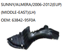 NISSAN SUNNY/ALMERA/2006-2012 EUP LH 63842-95F0A