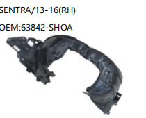NISSAN SENTRA/13-16 RH 63842-SHOA