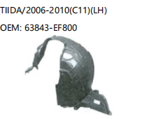 NISSAN TIIDA/2006-2010 C11 LH 63843-EF800