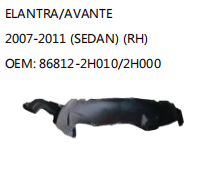 ELANTRA/AVANTE 2007-2011 (SEDAN) (RH) OEM: 86812-2H010/2H000