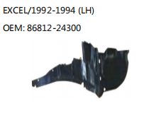 EXCEL/1992-1994 (LH) OEM: 86812-24300