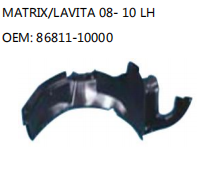 MATRIX/LAVITA 08- 10 LH OEM: 86811-10000