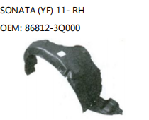 SONATA (YF) 11- RH OEM: 86812-3Q000
