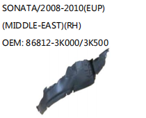 SONATA/2008-2010(EUP) (MIDDLE-EAST)(RH) OEM: 86812-3K000/3K500