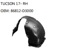 TUCSON 17- RH OEM: 86812-D3000