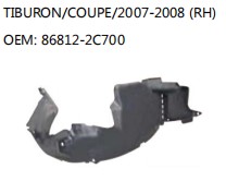 TIBURON/COUPE/2007-2008 (RH) OEM: 86812-2C700
