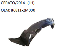 CERATO/2014- (LH) OEM: 86811-2M000