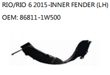 RIO/RIO 6 2015-INNER FENDER (LH) OEM: 86811-1W500
