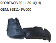 SPORTAGE/2011-2014(LH) OEM: 86811-3W000