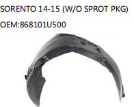 SORENTO 14-15 (W/O SPROT PKG) OEM:868101U500