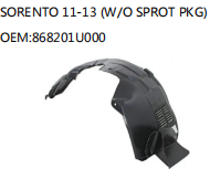 SORENTO 11-13 (W/O SPROT PKG) OEM:868201U000