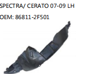 SPECTRA/ CERATO 07-09 LH OEM: 86811-2F501