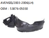 AVENSIS/2003-2006(LH) OEM：53876-05030