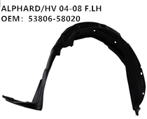 ALPHARD/HV 04-08 F.LH OEM：53806-58020