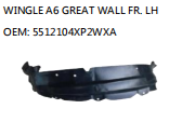 WINGLE A6 GREAT WALL FR. LH OEM: 5512104XP2WXA