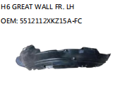 H6 GREAT WALL FR. LH OEM: 5512112XKZ15A-FC