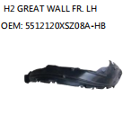 H2 GREAT WALL FR. LH OEM: 5512120XSZ08A-HB