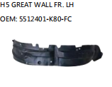 H5 GREAT WALL FR. LH OEM: 5512401-K80-FC