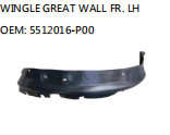 WINGLE GREAT WALL FR. LH OEM: 5512016-P00