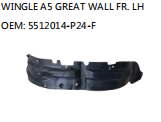 WINGLE A5 GREAT WALL FR. LH OEM: 5512014-P24-F