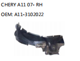 CHERY A11 07- RH OEM: A11-3102022