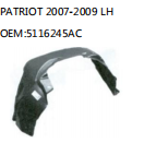 PATRIOT 2007-2009 LH OEM:5116245AC