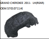 GRAND CHEROKEE 2011- LH(REAR) OEM:57010711AI