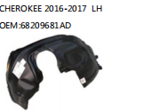 CHEROKEE 2016-2017 LH  OEM:68209681AD