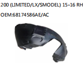 200 (LIMITED/LX/SMODEL) 15-16 RH OEM:68174586AE/AC