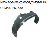 NEON 00-01/03-05 W/OR/T MODEL LH OEM:5008677AA