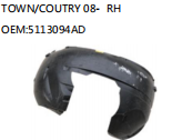 TOWN/COUTRY 08- RH OEM:5113094AD