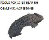 FOCUS FOX 12-15 REAR RH OEM:BM51-A278B50-BB