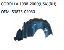 COROLLA 1998-2000(USA)(RH) OEM: 53875-02030