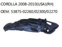 COROLLA 2008-2010(USA)(RH) OEM: 53875-02260/02300/02270
