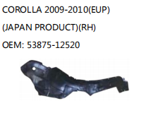 COROLLA 2009-2010(EUP) (JAPAN PRODUCT)(RH) OEM: 53875-12520