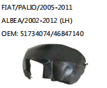 FIAT/PALIO/2005-2011 ALBEA/2002-2012 (LH) OEM: 51734074/46847140