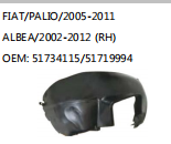 FIAT/PALIO/2005-2011 ALBEA/2002-2012 (RH) OEM: 51734115/51719994