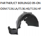 PARTNER/CT BERLINGO 09-ON OEM:7136.LA/7136.HE/7136.HF