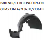 PARTNER/CT BERLINGO 09-ON OEM:7136.LA/7136.HE/7136.HF