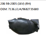 206 98-2005 (16V) (RH) OEM: 7136.J2.J4/9682735680