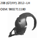 208 (GT/XY) 2012- LH OEM: 9802711180